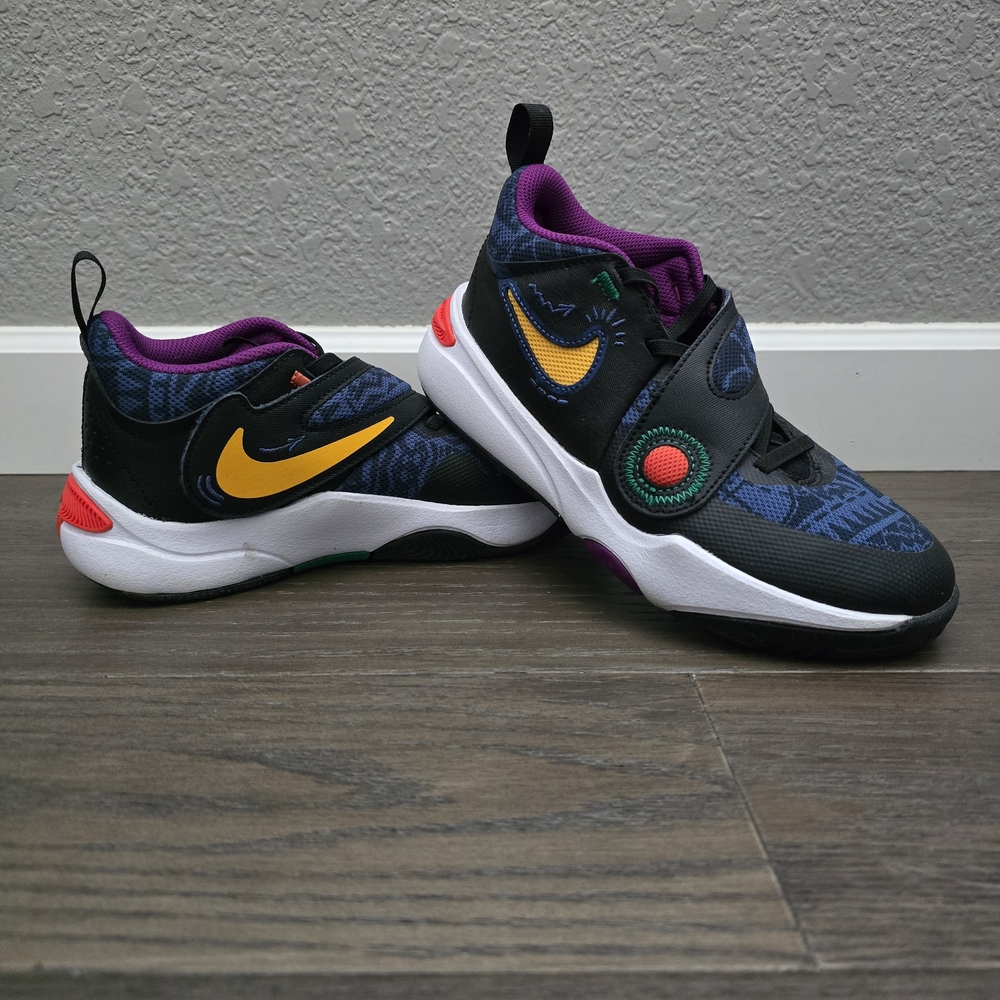 Nike Kids' Black and Yellow Athletic Shoes
